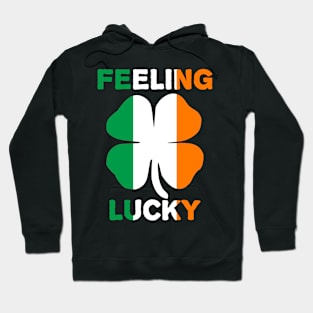 Feeling Lucky St. Patrick's Day Shamrock Hoodie